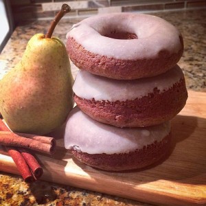 Pear donuts